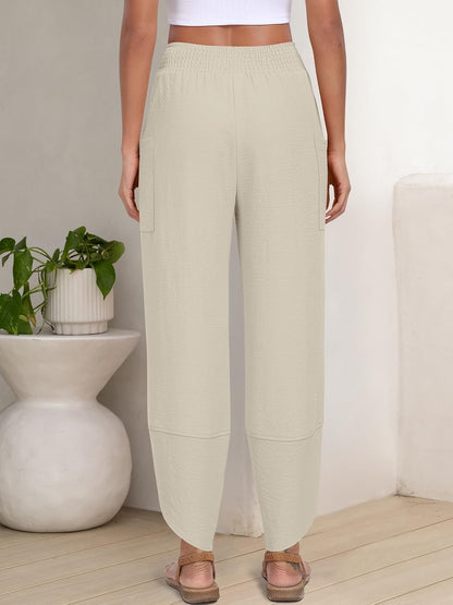 ANRABESS Womens Wide Leg Palazzo Capri Pants 2026 Summer Casual Loose High Waisted Lounge Flowy Cropped Beach Work Trousers