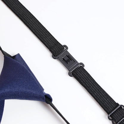 Sucrain 1 Stück Jungen Krawatte Vorgespunden Verstellbares Halsband Krawatte für Hochzeit Abschlussfeier Schuluniformen