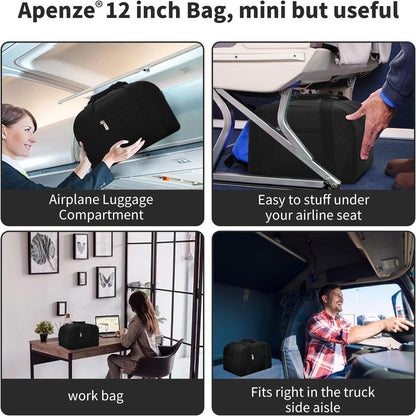 Kleine Sporttasche 18 Zoll Handgepäck Reisetasche für Wochenendtrips Sport-Schwarz