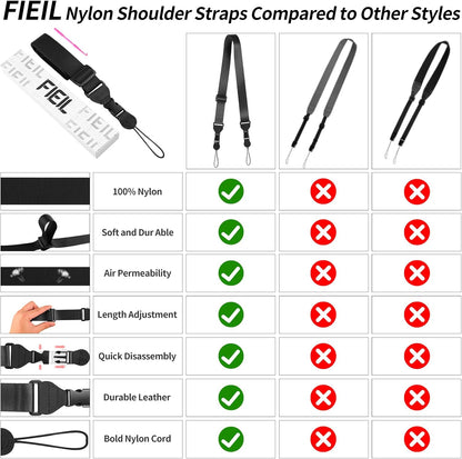 FIEIL 5 Pack Universal Shoulder Strap Review: Comfort and Versatility