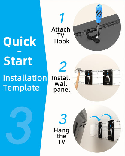 Supcline Ultra Slim TV Wall Mount for 42 to 100 inch Flat & Frame TVs Only, 0.31” Low Profile Flat to Wall TV Mount, Micro Gap Wall Mount tv Bracket, Hold up to 176 lbs, Blends in Any Interior