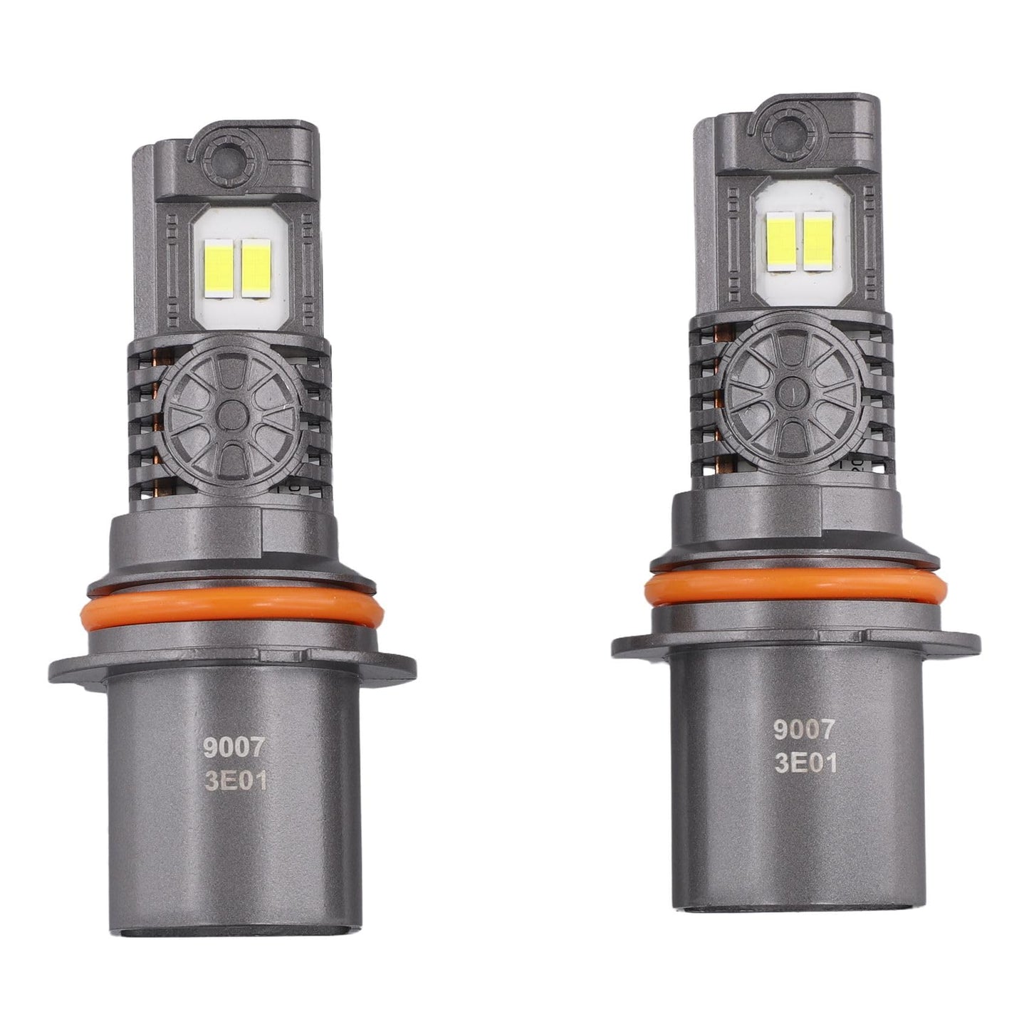 Termitor 2026 Upgraded H4/9003/HB2 Light Bulbs, 90,000LM 15X Super Bright Hi/Low Beam, 6500K Cool White H4 9003 Fog Lights, 1:1 Halogen Size Automotive Replacement IP68 Waterproof, Pack of 2
