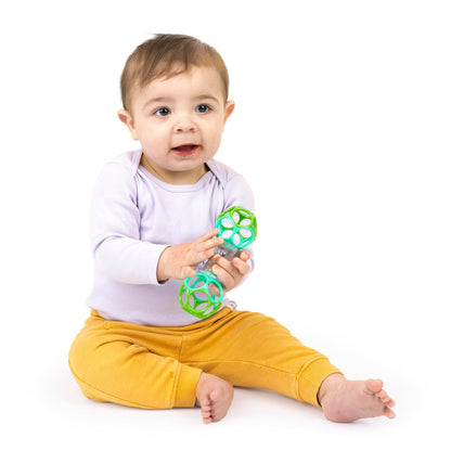 Bright Starts Oball Shaker Rattle Toy: A Fun and Engaging Way to Stimulate Your Baby's Senses