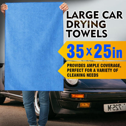 HOMEXCEL Microfiber Cleaning Cloth 12 Pack, 12.5 x 12.5 inch Microfiber Towels for Cars, Ultra Absorbent Car Washing Cloth, Lint Free Streak Free Cleaning Rags for Car, Kitchen, and Window (Grey)