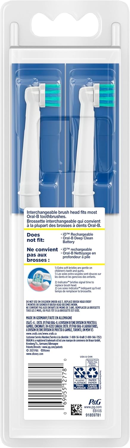 Oral-B Kid's Elektrische Zahnbürste mit Ladegerät, extrasaften, farbwechselnden Borsten, für Kinder ab 3 Jahren
