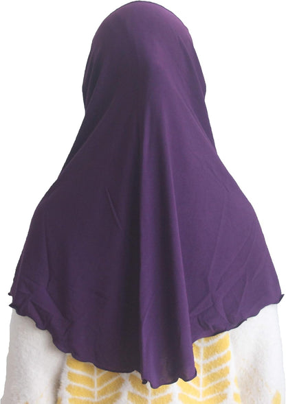 Mädchen Hijab Muslim Kinder Kopftuch Uni für 6-11 Jahre Fertig zum Tragen
