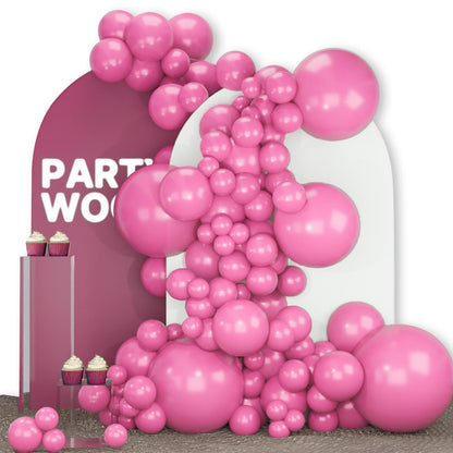 PartyWoo White Balloons 140 pcs Different Sizes of 18 12 10 5 Inch White Balloons Arch Kit Garland for Wedding Baby Shower Birthday Bridal Shower Graduation Engagement Party Decorations White-Y13