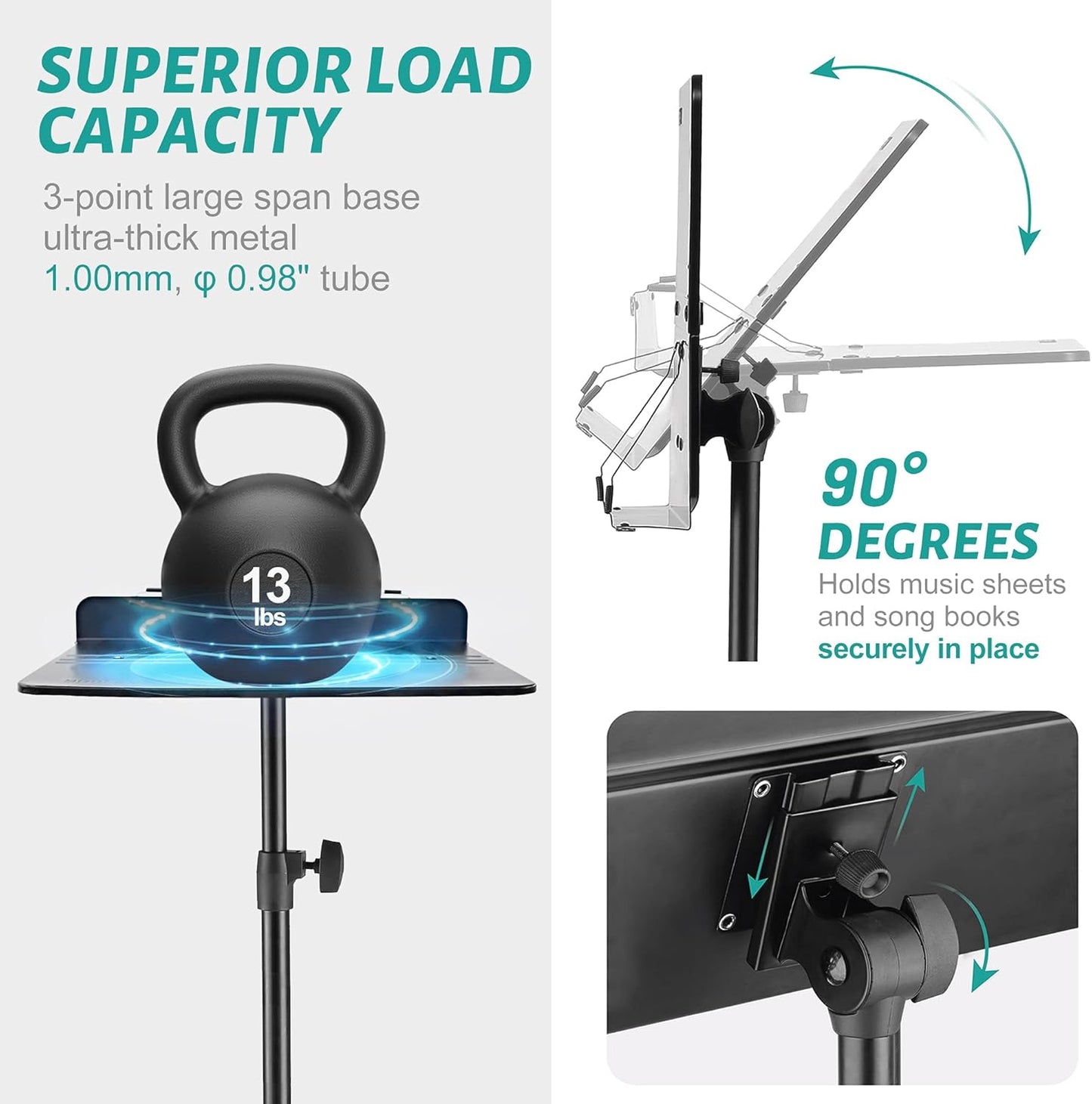 Vekkia Portable Sheet Music Stand: A Game-Changer for Musicians