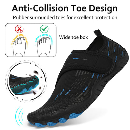 Water Shoes Mens Womens Quick-Dry Barefoot Swim Beach Pool Shoes Aqua Yoga Socks for Hiking Walking Diving Surf Outdoor Water Sports