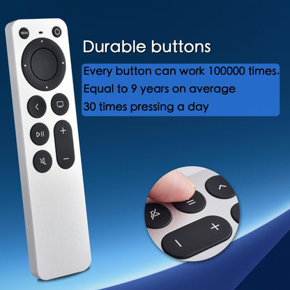 Replacement for Apple TV Remote,for Apple 4K/ Gen 1 2 3 4/ HD,A2169 A1842 A1625 A1427 A1469 A1378 A1218