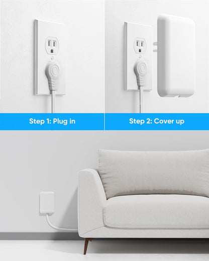 Olcorife Flat Extension Cord: A Space-Saving Power Strip for Tight Spaces