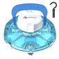 (2026 Upgrade) Cordless Pool Vacuum for Above Ground Pool, Automatic Pool Cleaner Robot Cleaning Up to 660 sq.ft, Dual-Layer Filtration, 90 Mins Runtime, Self-Parking, with Hook (Light Tinted Black)