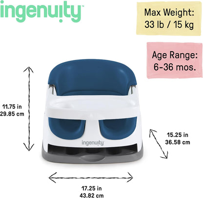 Ingenuity Baby Base 2-in-1 Sitzerhöhung mit Esstablett – Night Sky