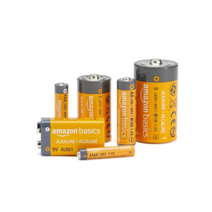 Amazon Basics AA Alkaline Hochleistungsbatterien, 48 Stück, 1,5 Volt, 10 Jahre lagerfähig, langlebig, auslaufsicher