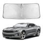 EcoNour Car Windshield Sunshade | Blocks 99% Heat & Keeps Interior Cool | Universal Fits Cars, SUVs, Trucks | Automotive Sun Screen, Visor & Car Accessories for Summer | Medium (64x32 Inches)