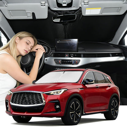 for Toyota Tacoma 2016-2023 2024 2025 2026 Sun Shade Sunshade Windshield Cover - 4 Layers Front Window Shade Custom Fit Tacoma 2Dr 4Dr Pickup Sun Visor 240T Shade Blocks UV Rays Car Accessories