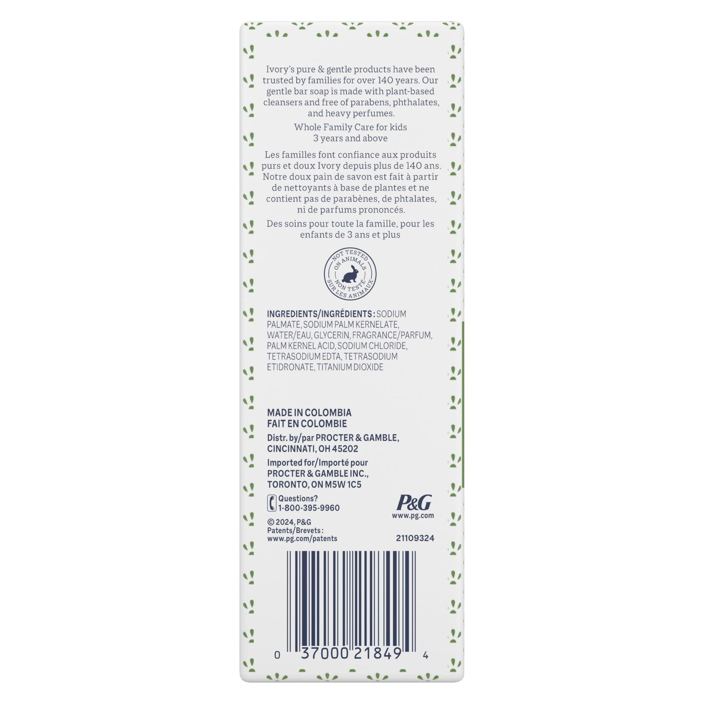 Ivory Original 24-Count: Bath Size Bars 4 Oz