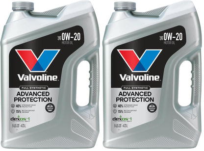 Valvoline Advanced Full Synthetic SAE 0W-20 Motor Oil 5 QT