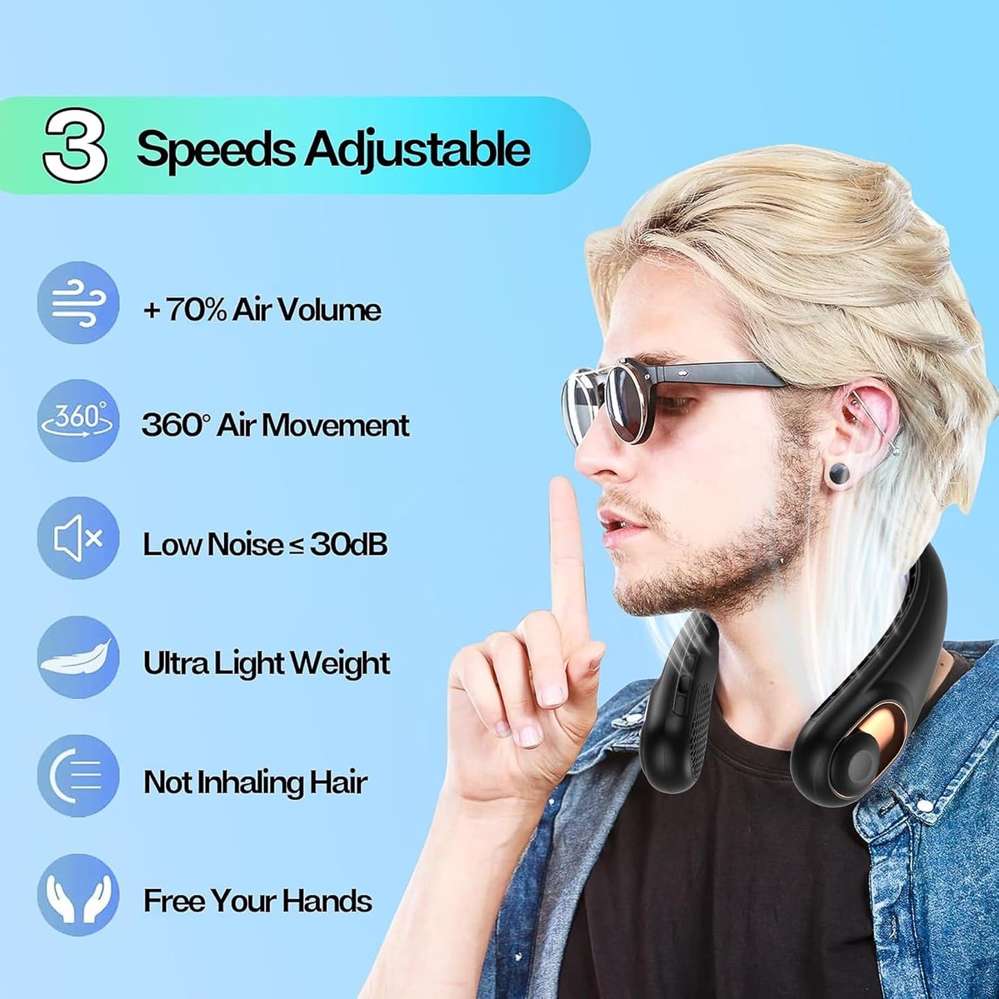 KIDEE Neck Fan: The Ultimate Hands-Free Cooling Companion