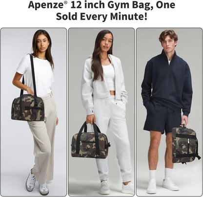 Kleine Sporttasche 18 Zoll Handgepäck Reisetasche für Wochenendtrips Sport-Schwarz