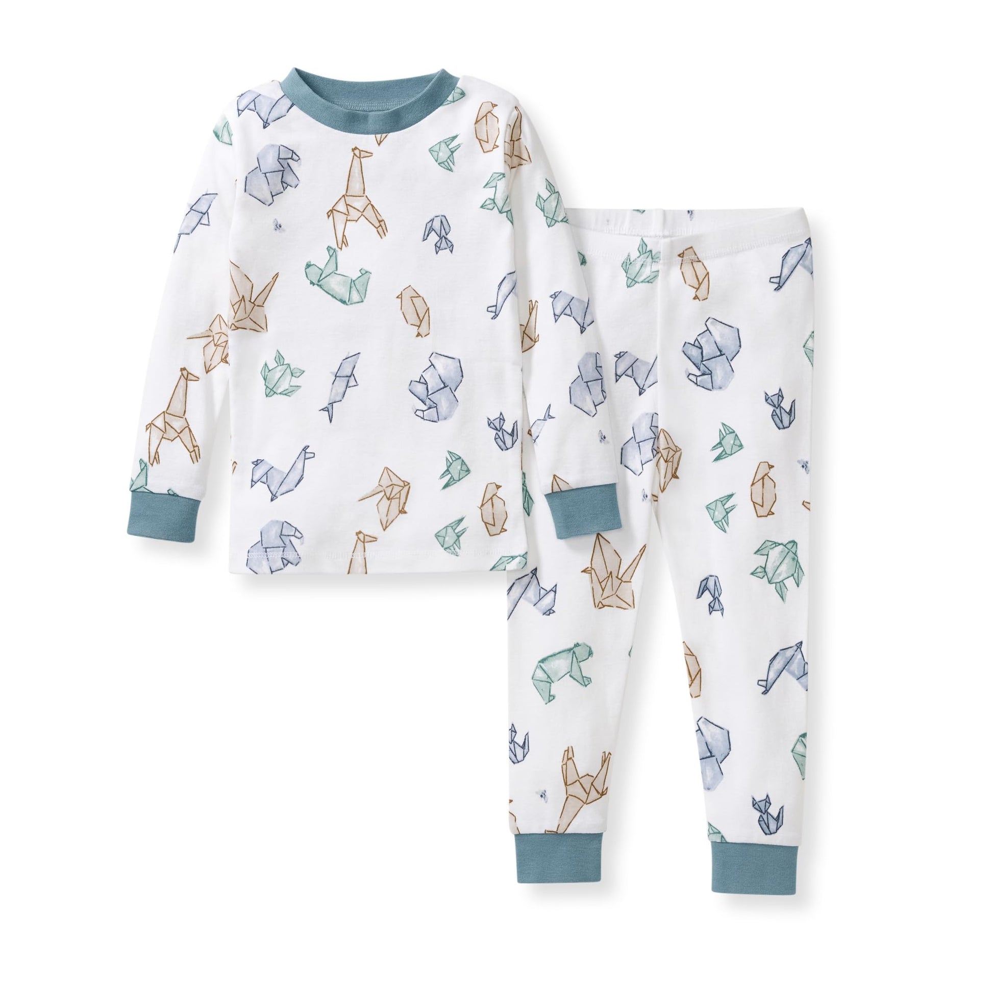 Burt's Bees Baby Organic Cotton Pajamas for Boys, 100% Cotton Pajama Set for Toddlers and Kids, Soft and Stretchable Fabric