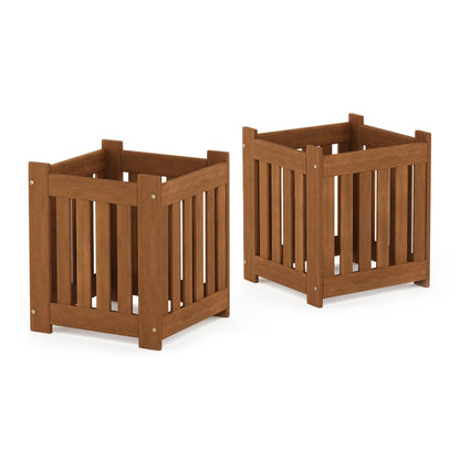 Furinno FG17478 Tioman Outdoor Patio Furniture Hardwood Potting Bench, Natural