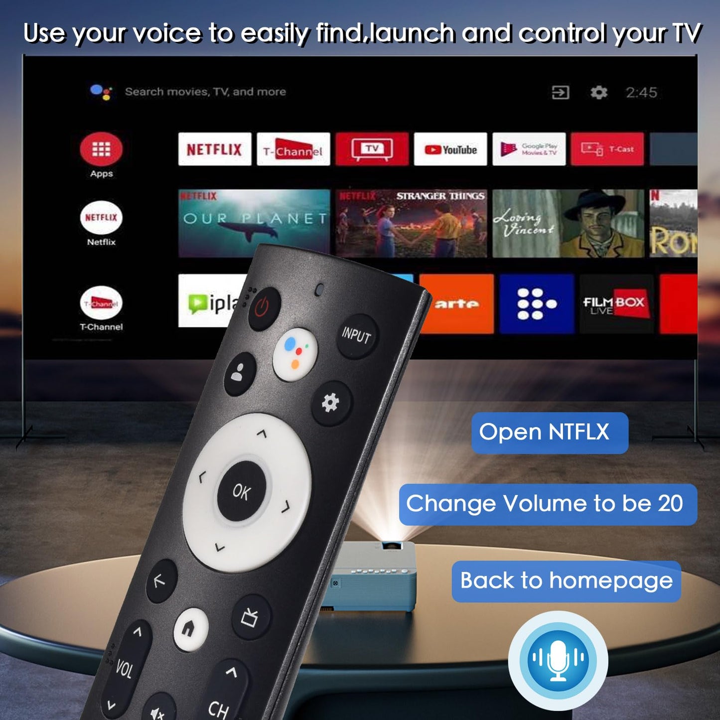 Replacement for Apple TV Remote,for Apple 4K/ Gen 1 2 3 4/ HD,A2169 A1842 A1625 A1427 A1469 A1378 A1218