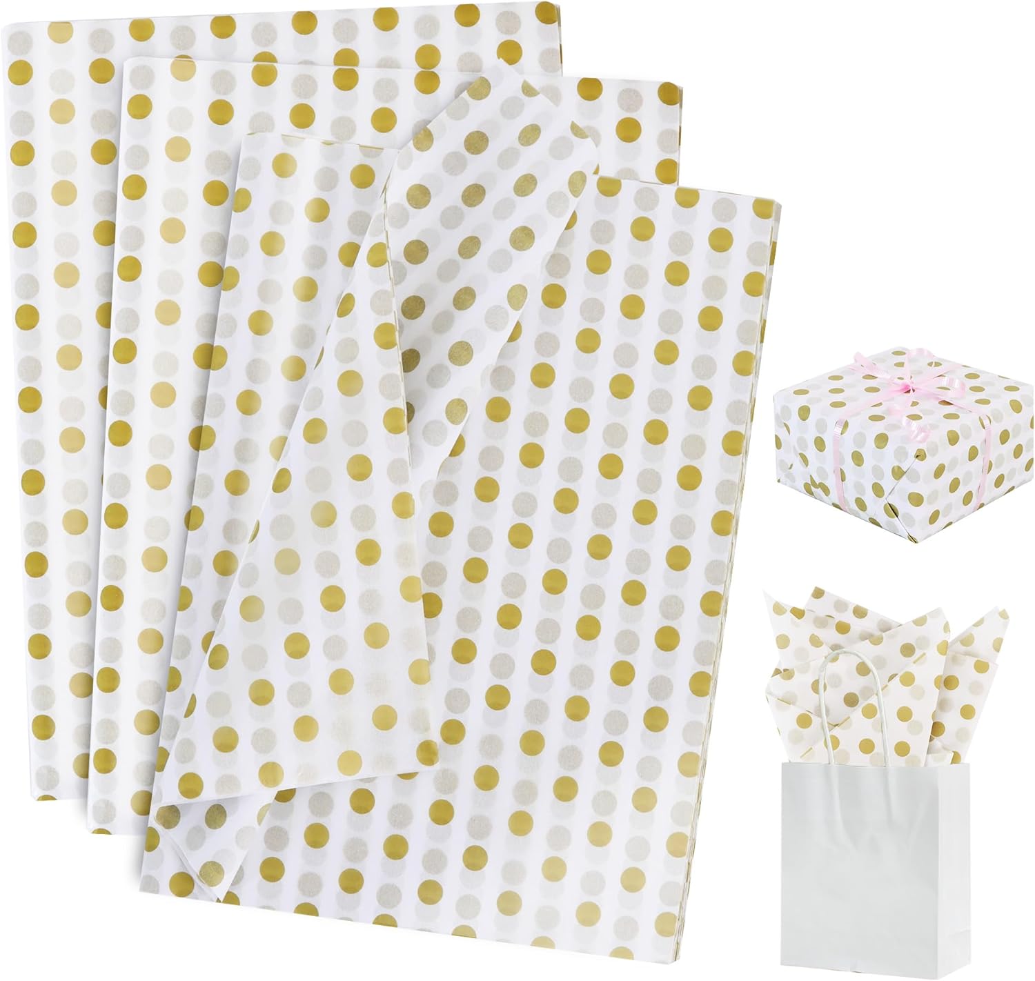 Dot-white Gold
