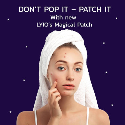 LYIO MAGICAL PATCH – 36 Ultra-Thin Blemish Dots | Breathable Hydrocolloid Patches, Gentle on All Skin Types for Clearer-Looking Skin, Invisible Under Makeup