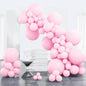 PartyWoo Light Pink Balloons 100 pcs Different Sizes of 36 18 12 10 5 Inch Pastel Baby Pale Pink Balloon Arch Kit Garland for Baby Shower Valentine's Day Princess Birthday Party Decorations Pink-Y48