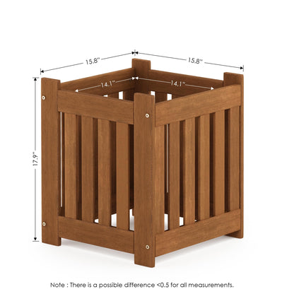 Furinno FG17478 Tioman Outdoor Patio Furniture Hardwood Potting Bench, Natural