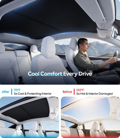 Wigoo Tesla New Model Y Juniper Accessories Sunshade Roof