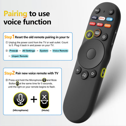 【Pack of 2】 Universal for Samsung-Smart-TV-Remote-Control Replacement for 2016-2026 All Samsung TVs