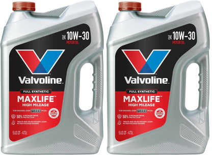 Valvoline MaxLife High Mileage 5W-30 Synthetic Blend Motor Oil 5 Quart