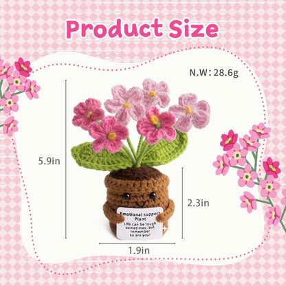 MS ZHENQIAO Handmade Positive Flower Crochet