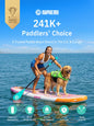 Niphean Inflatable Stand Up Paddle Board with SUP Accessories, Anti-Slip EVA Deck, 10’6’’ Inflatable Paddle Boards for Adults & Youth of All Skill Levels