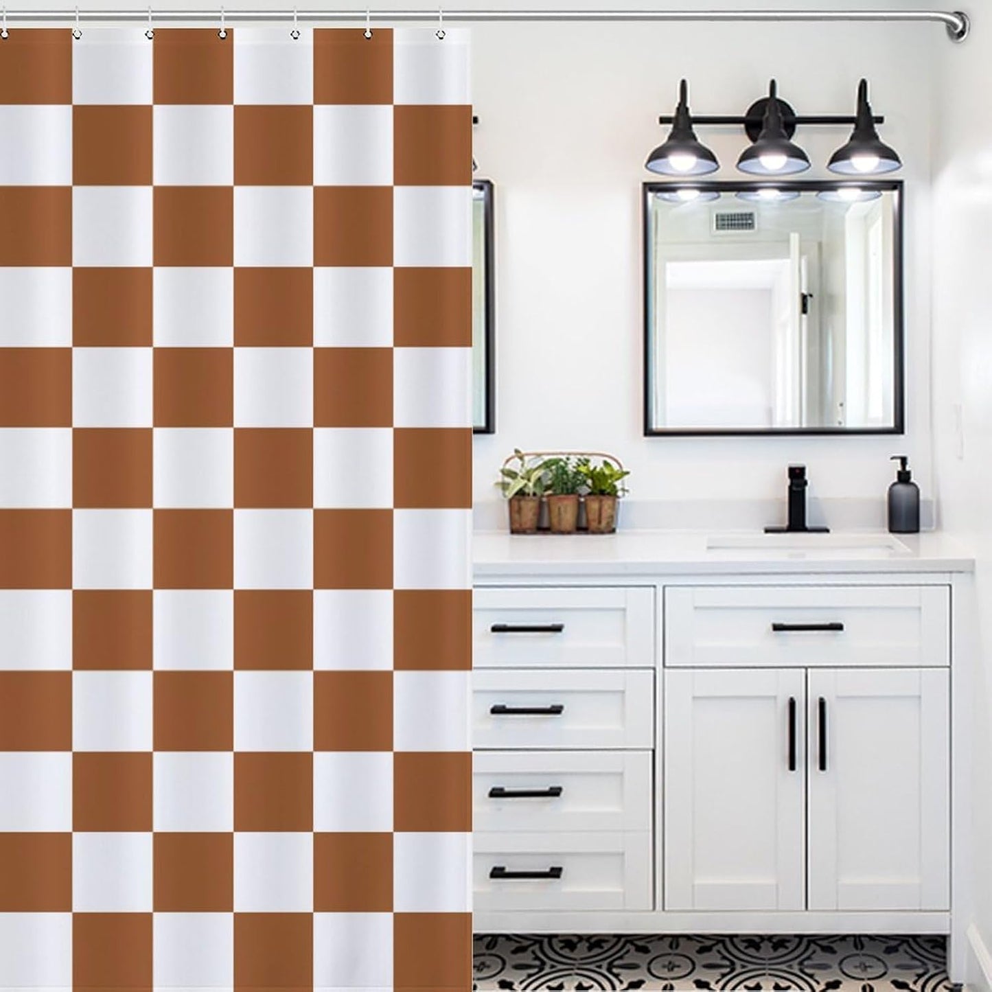 Ohocut Checkered Shower Curtain Review: A Retro Twist for Your Bathroom
