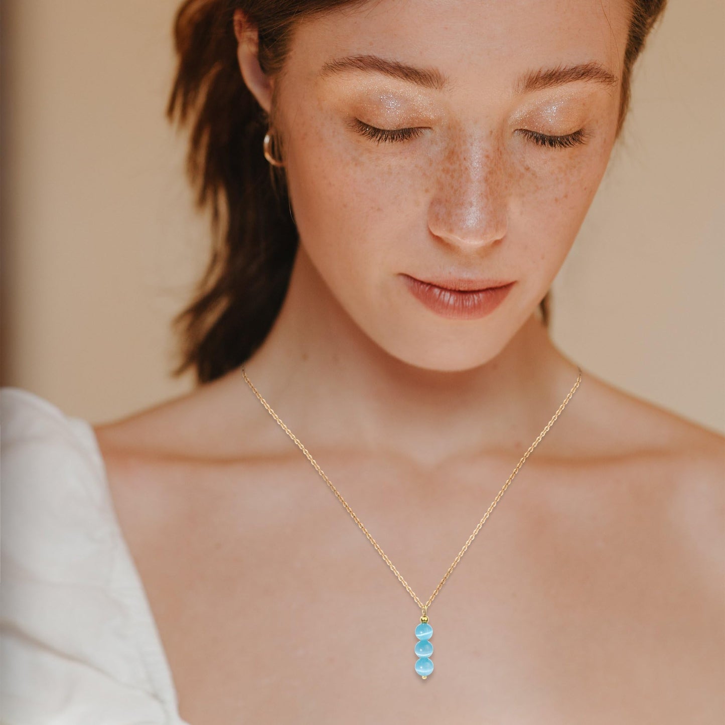 SmileBelle Schwarzer Turmalin Halsketten für Frauen, Schutz und Heilung Spirituelle Kristall Halsketten, Oktober Geburtsstein Halskette Schwarzer Turmalin Schmuck für Frauen Teenager Mädchen als Geburtstagsgeschenke