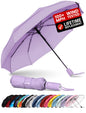 Repel Windproof Travel Umbrella - Compact & Withstands Winds up to 100MPH , Strongest Premium Auto Folding Umbrella for Rain and Sun - Durable, Light & Portable for Women & Men , Fits Backpack & Cars