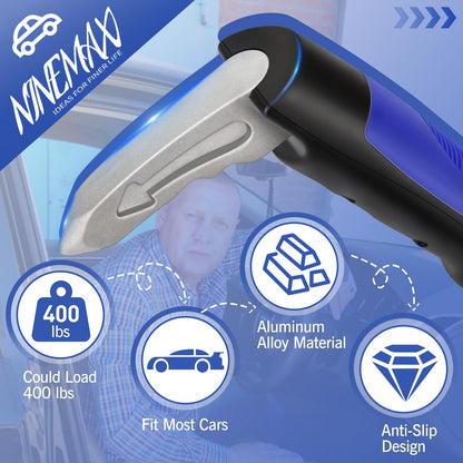 NINEMAX Autotürgriff für ältere Menschen, Einstiegshilfe für Autos, Haltegriffe für Autos, tragbarer Autotürstock für Senioren, Behinderte (1 Stück)