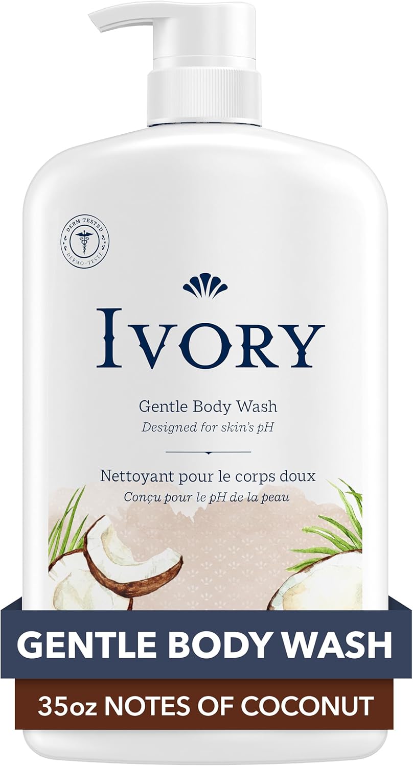 Ivory Milde & Sanfte Körperwäsche, Kokoswasserduft, 1,03 L