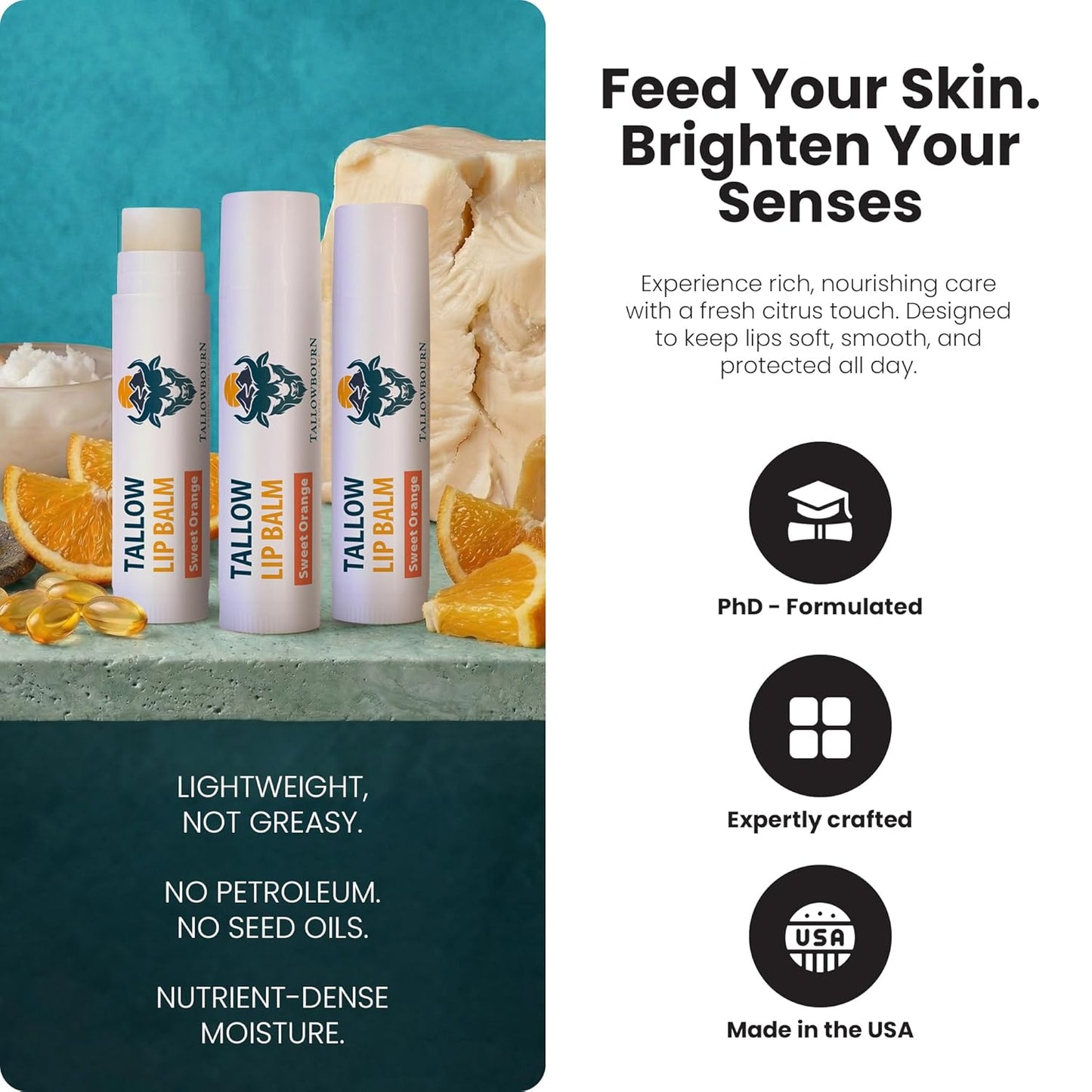 Tallowbourn Moisturizing Tallow Lip Balm: A Game-Changer for Dry, Chapped Lips
