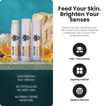 Tallowbourn Moisturizing Tallow Lip Balm: A Game-Changer for Dry, Chapped Lips