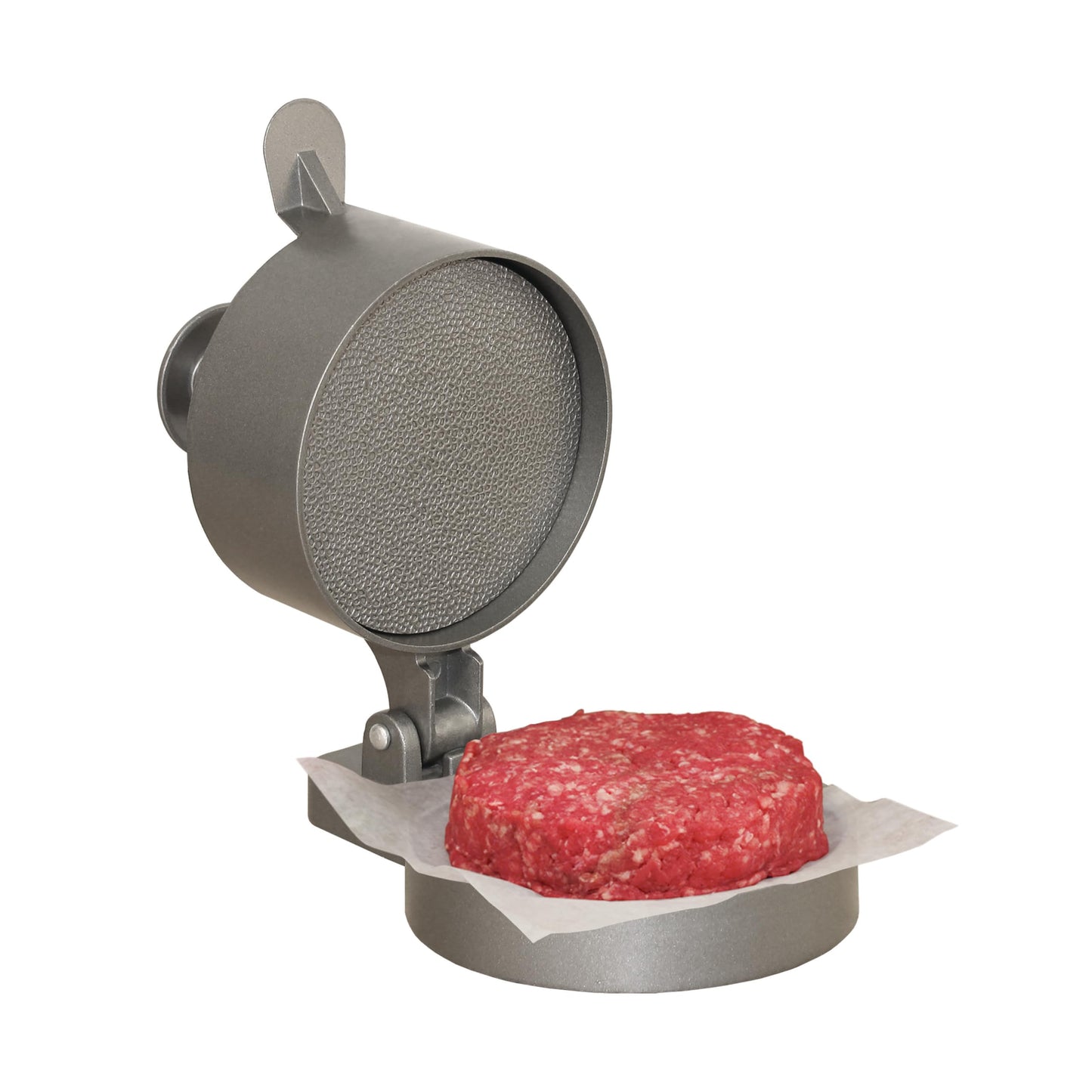 Weston Burger Press, Makes 4 1/2" Diameter Patties for Hamburger, Crab Cakes, Sausage, 1/4lb to 3/4lb, with Spring Ejector for Easy Removal, Single, Non-stick Heavy-Duty Cast Aluminum (07-0310-W)