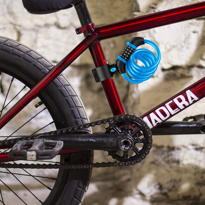 Opaza Fahrradschloss mit 5-stelligem Code, 1,2 m/4 Fuß Fahrrad-Kabelschloss, leichtes & sicheres Fahrradkettenschloss für Fahrrad, Mountainbike, E-Bike, Scooter