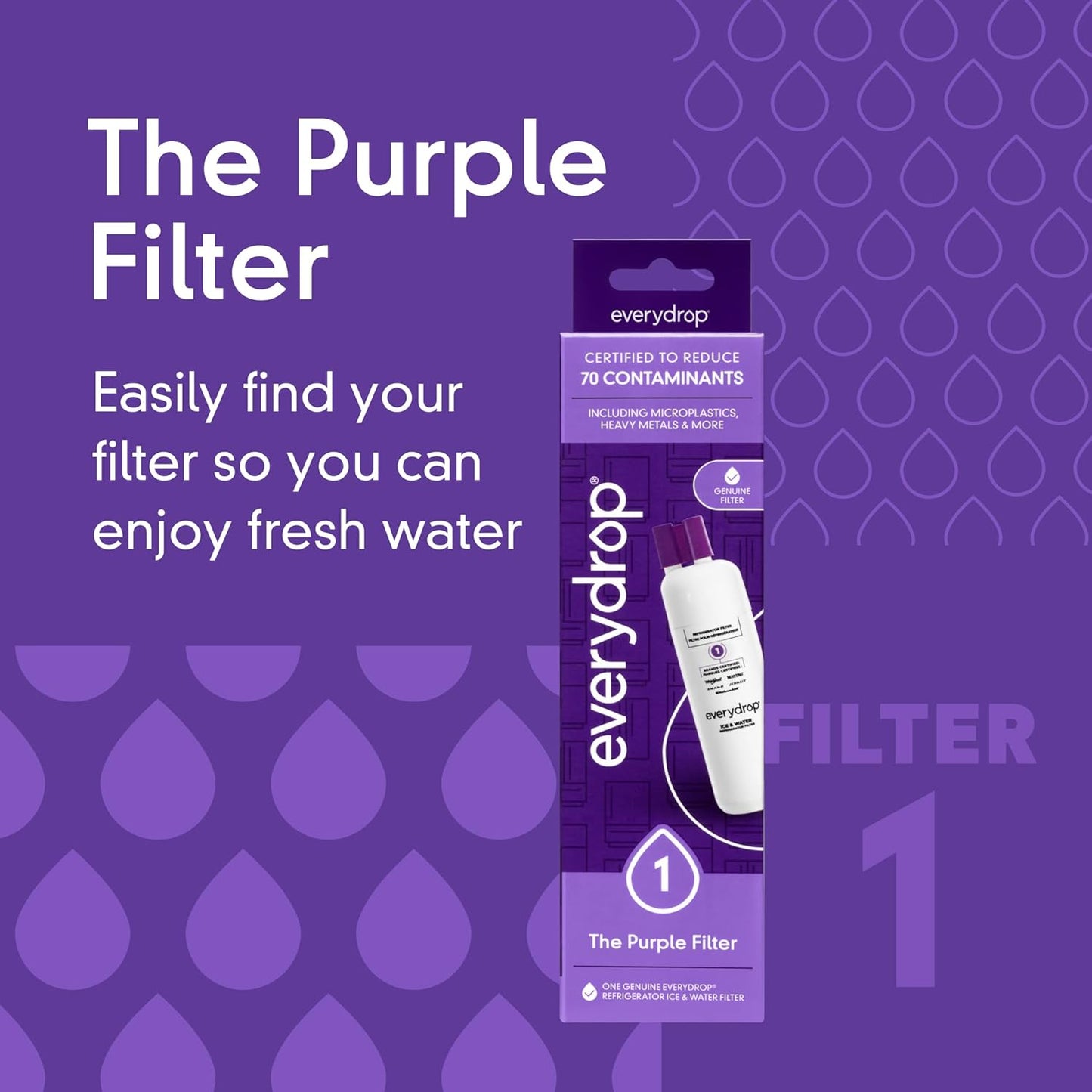Clean Drinking Water, Every Time: The everydrop by Whirlpool Ice and Water Refrigerator Filter