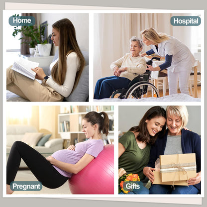 BONANGEL Pilates Socken mit Noppen für Damen, 3 Paar rutschfeste Yoga Ballett Barre Krankenhaus Sport Socken für Damen