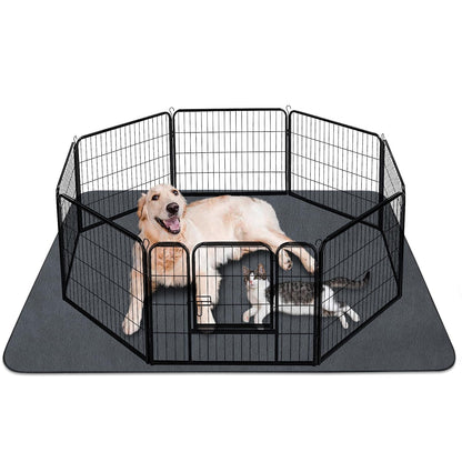 INVENHO Washable Pee Pads for Dogs 72"x72" Reusable Dog Pads Extra Large Upgrade Non-Slip Dog Pee Pads Heavy Absorbency Puppy Pee Pads Quick Dry Whelping Pads/Waterproof Puppy Training Pad