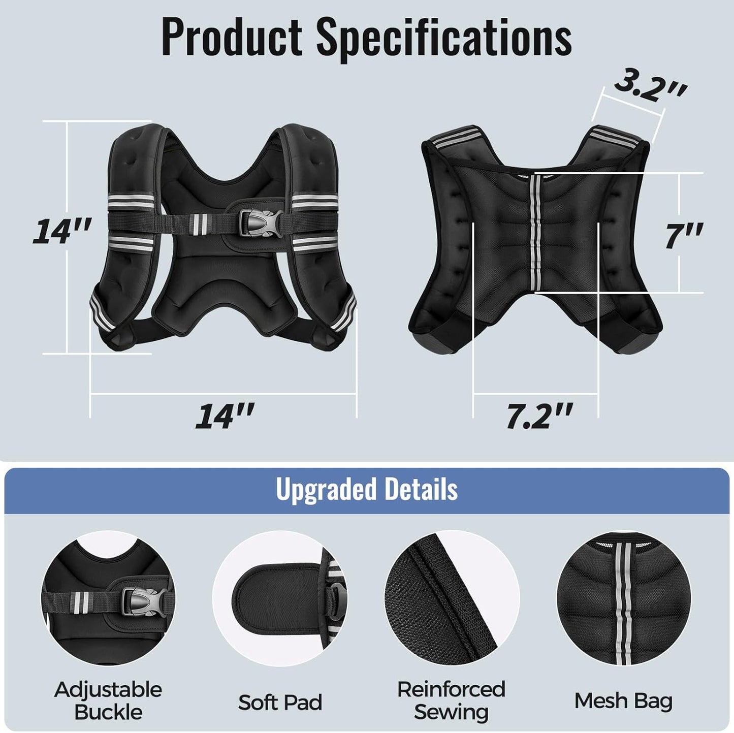 Take Your Workouts to the Next Level with the Zeerun Weighted Vest