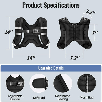 Take Your Workouts to the Next Level with the Zeerun Weighted Vest